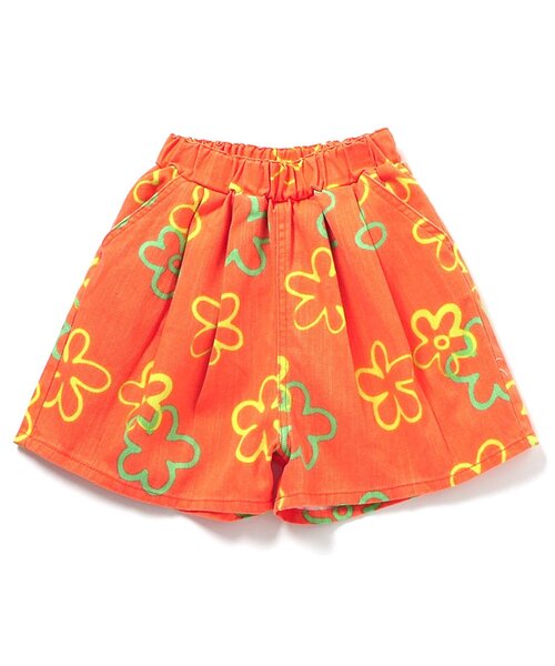 BREEZE（ブリーズ）の「Im Jelly 総柄加工ハーフパンツ_ジュニア対応（その他パンツ・キッズ・レインボー/ライム/オレンジ/アイボリー・110/100/90/80/140/130/120）」の3枚目の写真