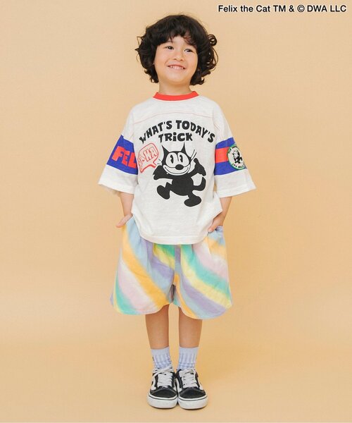 BREEZE（ブリーズ）の「Im Jelly 総柄加工ハーフパンツ_ジュニア対応（その他パンツ・キッズ・レインボー/ライム/オレンジ/アイボリー・110/100/90/80/140/130/120）」の22枚目の写真