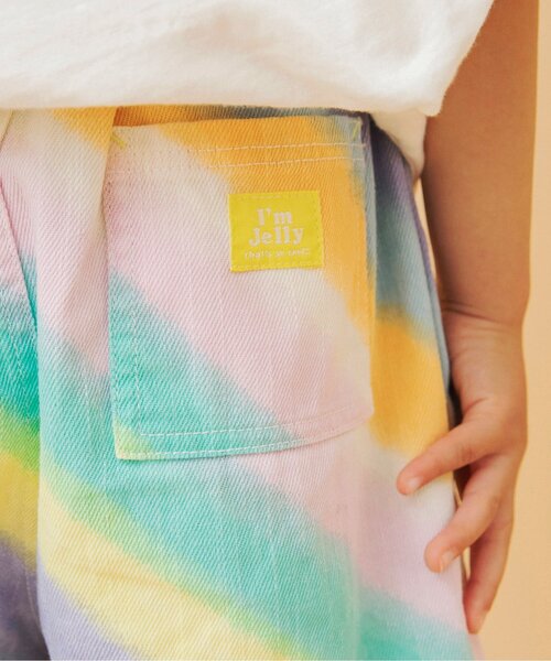 BREEZE（ブリーズ）の「Im Jelly 総柄加工ハーフパンツ_ジュニア対応（その他パンツ・キッズ・レインボー/ライム/オレンジ/アイボリー・110/100/90/80/140/130/120）」の20枚目の写真