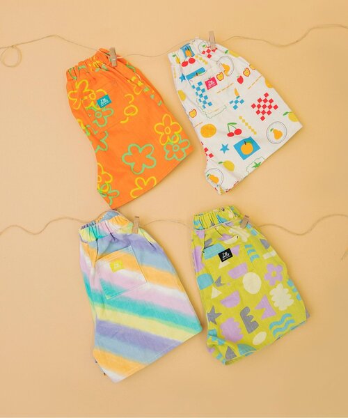 BREEZE（ブリーズ）の「Im Jelly 総柄加工ハーフパンツ_ジュニア対応（その他パンツ・キッズ・レインボー/ライム/オレンジ/アイボリー・110/100/90/80/140/130/120）」の16枚目の写真