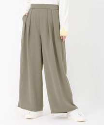 STRAWBERRY-FIELDS（ストロベリーフィールズ）の「ドビークロス_タックワイドパンツ（スラックス）」