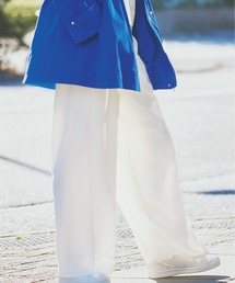 STRAWBERRY-FIELDS（ストロベリーフィールズ）の「ドビークロス_タックワイドパンツ（スラックス）」