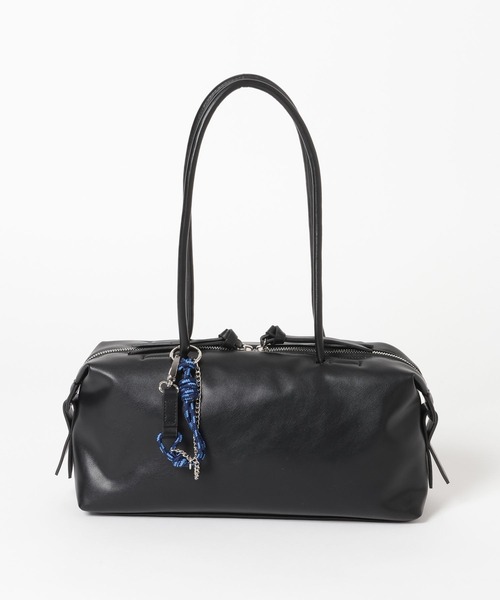 GLOBAL WORK（グローバルワーク）の「スペ軽チャーム付きロング/ボストン/646539（ボストンバッグ・レディース・ブラウン系6/ダークブラウン/ブラック・ONE SIZE）」の7枚目の写真