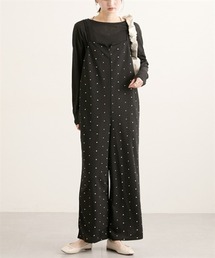 nissen | カットジョーゼットサロペット(サロペット/オーバーオール)