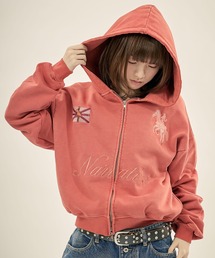 MSG（エムエスジー）の「ポニー刺繍 グラフィックジップパーカー（パーカー）」