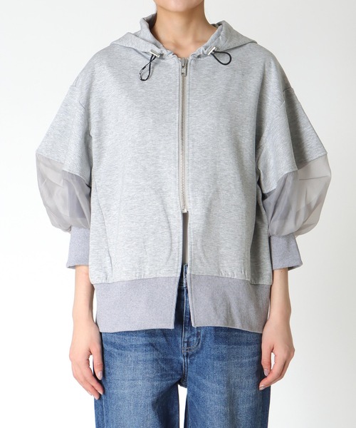 Cepica（セピカ）の「MARECHAL TERRE / マルシャルテル】コンビネーションフーディー（パーカー・レディース・ネイビー/グレー・FREE）」の14枚目の写真