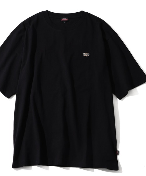 Dickies（ディッキーズ）の「【GENUINE DICKIES/ジェニュインディッキーズ】ワンポイント ミニ 刺繍 ワッペン クルーネック 半袖 Tシャツ（Tシャツ/カットソー・メンズ・ダークグリーン/ホワイト/ブラウン/ブラック・M/L/XL）」の2枚目の写真