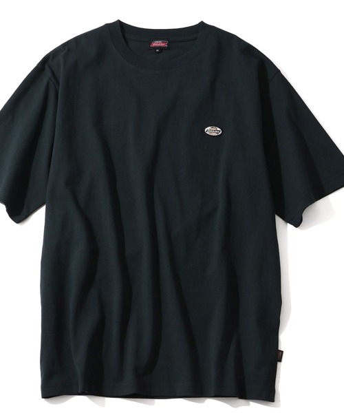 Dickies（ディッキーズ）の「【GENUINE DICKIES/ジェニュインディッキーズ】ワンポイント ミニ 刺繍 ワッペン クルーネック 半袖 Tシャツ（Tシャツ/カットソー・メンズ・ダークグリーン/ホワイト/ブラウン/ブラック・M/L/XL）」の4枚目の写真