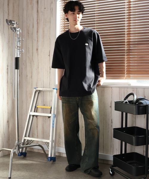 Dickies（ディッキーズ）の「【GENUINE DICKIES/ジェニュインディッキーズ】ワンポイント ミニ 刺繍 ワッペン クルーネック 半袖 Tシャツ（Tシャツ/カットソー・メンズ・ダークグリーン/ホワイト/ブラウン/ブラック・M/L/XL）」の16枚目の写真