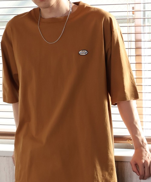 Dickies（ディッキーズ）の「【GENUINE DICKIES/ジェニュインディッキーズ】ワンポイント ミニ 刺繍 ワッペン クルーネック 半袖 Tシャツ（Tシャツ/カットソー・メンズ・ダークグリーン/ホワイト/ブラウン/ブラック・M/L/XL）」の17枚目の写真