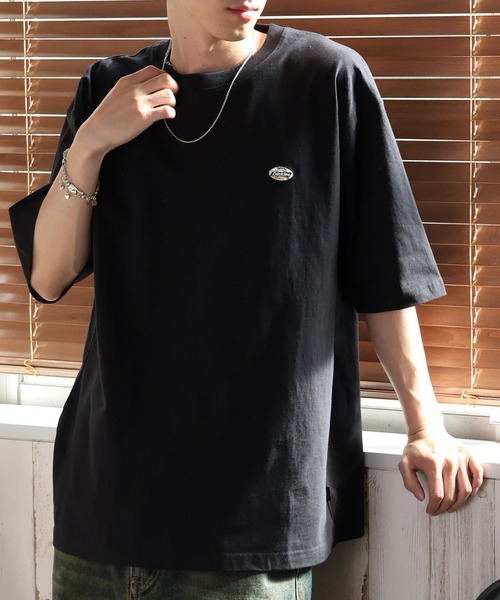 Dickies（ディッキーズ）の「【GENUINE DICKIES/ジェニュインディッキーズ】ワンポイント ミニ 刺繍 ワッペン クルーネック 半袖 Tシャツ（Tシャツ/カットソー・メンズ・ダークグリーン/ホワイト/ブラウン/ブラック・M/L/XL）」の14枚目の写真