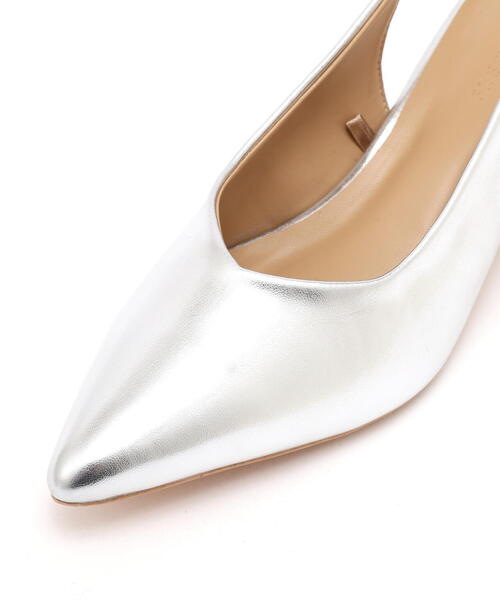 FREE'S MART（フリーズマート）の「バックスリングパンプス（パンプス・レディース・ブラック/シルバー/ベージュ・MEDIUM/SMALL）」の8枚目の写真