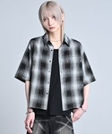 ADRER(アドラー)のCropped Regular Collar Short Sleeve Shirt / クロップド レギュラーカラー ショートスリーブシャツ