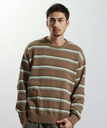 BAYFLOW | ボーダーニットプルオーバー(ニット/セーター)