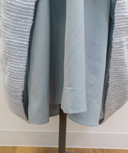 CLETTE（クレット）の「CLETTEオリジナルシアーストライプVネックワンピース（ワンピース・レディース・ブルー/ブラック/アイボリー・4L/3L/LL）」の19枚目の写真