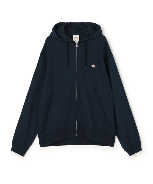 DANTON（ダントン）の「Men's Cotton Terry Zip Hoodie（スウェット・メンズ・ダークグリーン/ネイビー・40/44）」の2枚目の写真