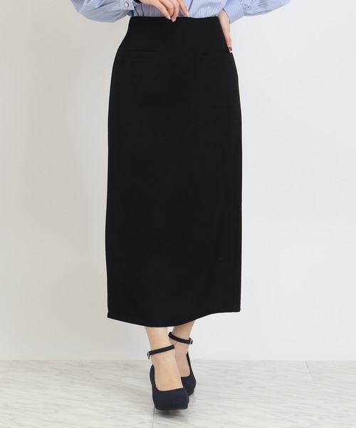 TRUDEA(トルディア)の「ブッチャーナロータイトスカート(スカート・レディース・ブラック/サックスブルー/ベージュ/ネイビー/イエロー・SMALL/MEDIUM)」の1枚目の写真