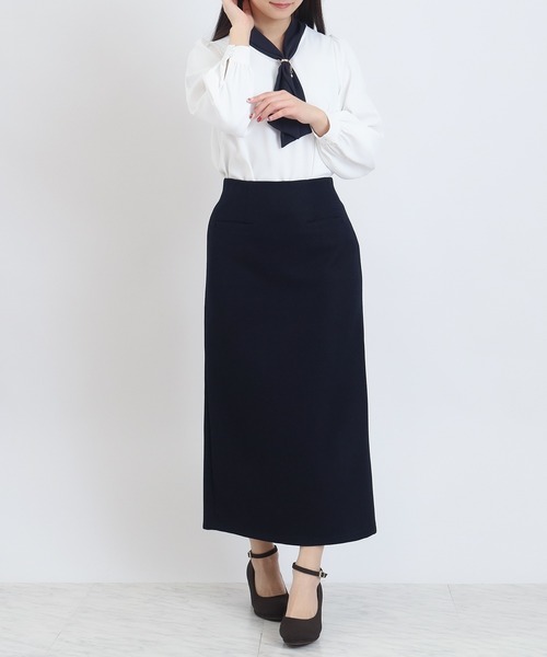 TRUDEA(トルディア)の「ブッチャーナロータイトスカート(スカート・レディース・ブラック/サックスブルー/ベージュ/ネイビー/イエロー・SMALL/MEDIUM)」の16枚目の写真