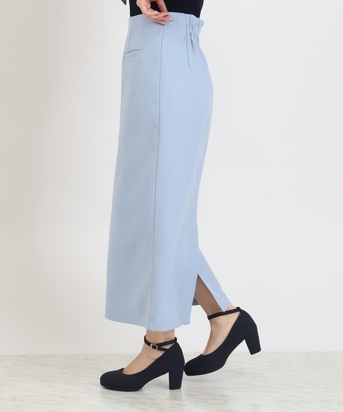 TRUDEA(トルディア)の「ブッチャーナロータイトスカート(スカート・レディース・ブラック/サックスブルー/ベージュ/ネイビー/イエロー・SMALL/MEDIUM)」の12枚目の写真