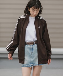 adidas/アディダス BRIT SST ルーズフィット スリーストライプス トレフォイルロゴ トラックジャケット 秋 秋服 2026年秋冬
