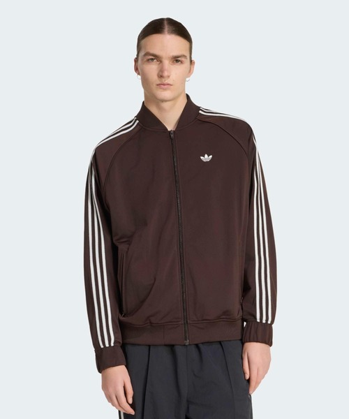  originals トラックジャケット SST トレフォイル L adidas/アディダス BRIT SST ルーズフィット スリーストライプス