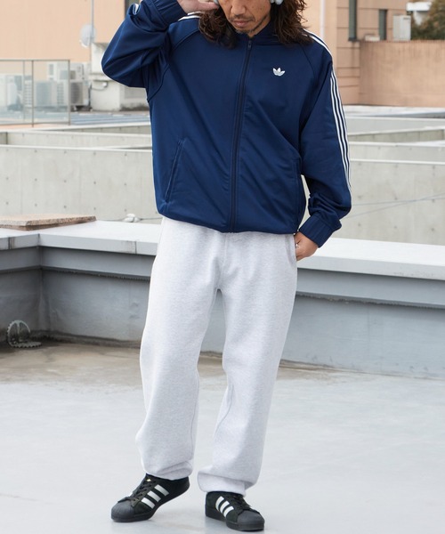 adidas(アディダス)の「adidas/アディダス BRIT SST ルーズフィット スリーストライプス トレフォイルロゴ トラックジャケット 2026年 夏 夏服(ジャージ・メンズ・ブラウン/ブルー・S/M/L/XL)」の17枚目の写真