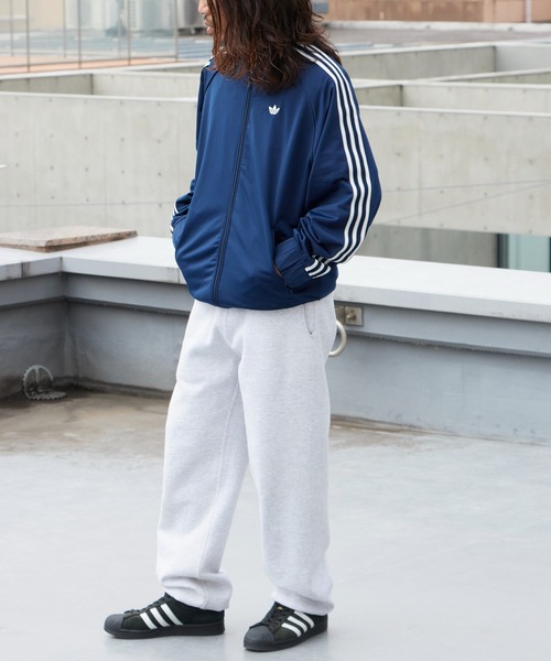 adidas(アディダス)の「adidas/アディダス BRIT SST ルーズフィット スリーストライプス トレフォイルロゴ トラックジャケット 2026年 夏 夏服(ジャージ・メンズ・ブラウン/ブルー・S/M/L/XL)」の20枚目の写真