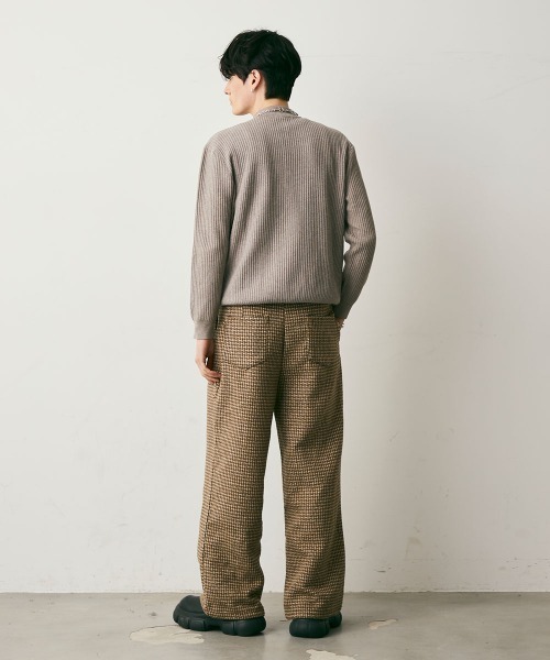 Shoowtime(ショウタイム)の「Wool-Liike Check Wide Pants / ウールライクチェックワイドパンツ(その他パンツ・メンズ・ベージュ/ブラウン・X-LARGE/LARGE/MEDIUM)」の21枚目の写真