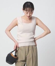 green label relaxing | ニット タンクトップ ウォッシャブル(タンクトップ)