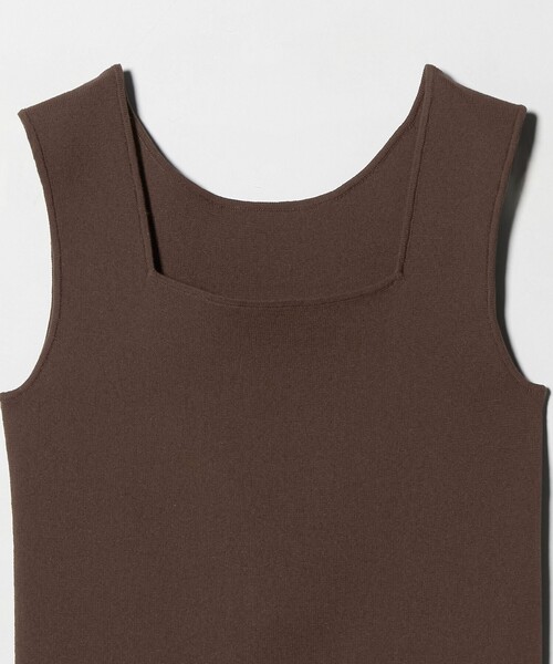 green label relaxing(グリーンレーベルリラクシング)の「ニット タンクトップ ウォッシャブル(タンクトップ・レディース・ピンク/ナチュラル/ブラック/ケリーグリーン/ダークブラウン・FREE)」の20枚目の写真