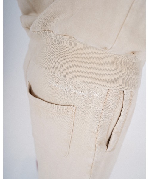 #Re:room（リルーム）の「フラワーアイコンウォッシュドスウェットショーツ（スウェットパンツ・メンズ・ブルー/ブラック/ベージュ・SMALL/MEDIUM）」の6枚目の写真