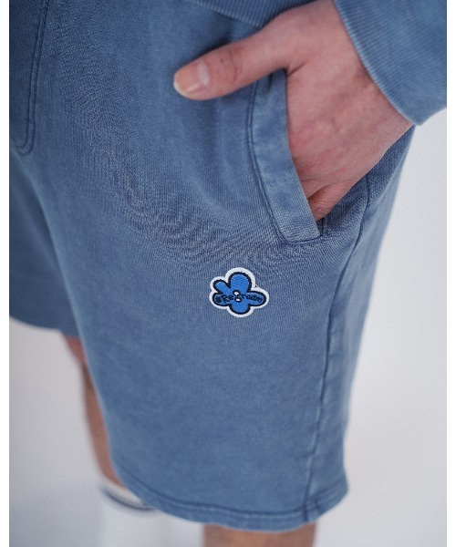 #Re:room（リルーム）の「フラワーアイコンウォッシュドスウェットショーツ（スウェットパンツ・メンズ・ブルー/ブラック/ベージュ・SMALL/MEDIUM）」の10枚目の写真