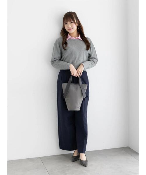 Te chichi(テチチ)の「プリンセスラインクロップトシャツ【AOYAMA FASHION ASSOCIATION × Té chichi】(シャツ/ブラウス・レディース・ピンク/サックスブルー・F)」の4枚目の写真