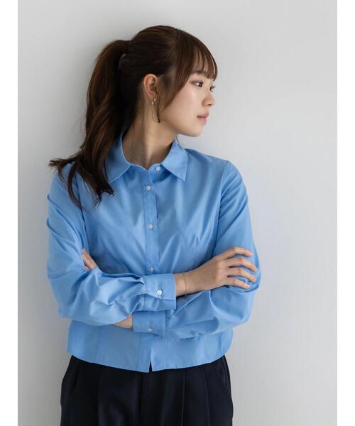 Te chichi(テチチ)の「プリンセスラインクロップトシャツ【AOYAMA FASHION ASSOCIATION × Té chichi】(シャツ/ブラウス・レディース・ピンク/サックスブルー・F)」の17枚目の写真