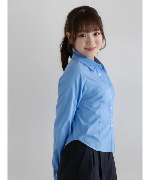 Te chichi(テチチ)の「プリンセスラインクロップトシャツ【AOYAMA FASHION ASSOCIATION × Té chichi】(シャツ/ブラウス・レディース・ピンク/サックスブルー・F)」の20枚目の写真