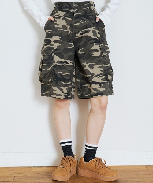 LOVETOXIC(ラブトキシック)の「【LTXC】カモフラ柄ハーフカーゴパンツ(カーゴパンツ・キッズ・カーキ・L:160cm/M:150cm/S:140cm/130cm)」の5枚目の写真
