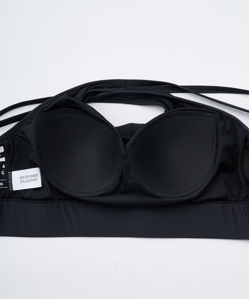 BILLABONG(ビラボン)の「BILLABONG/ビラボン ブラトップ タンクトップ UVカット 吸水速乾 セットアップ対応 BG013880 UT(タンクトップ・レディース・ブラック×ホワイト/アクア/ブラック・M/L)」の6枚目の写真