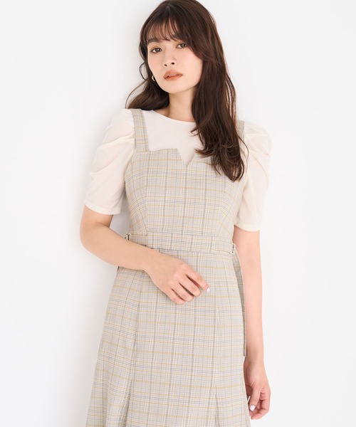 31 Sons de mode(トランテアン ソン ドゥ モード)の「2026春夏新作 サイドベルトマーメイドジャンスカ(ジャンパースカート・レディース・ベージュ/ブラック/モカ・S/M)」の3枚目の写真