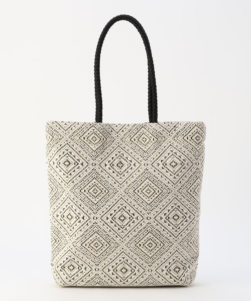 MICO COULIER（ミコクリエ）の「チャーム付きキカガクトートバッグ（トートバッグ・レディース・ライトブルー/ブラック・FREE）」の10枚目の写真