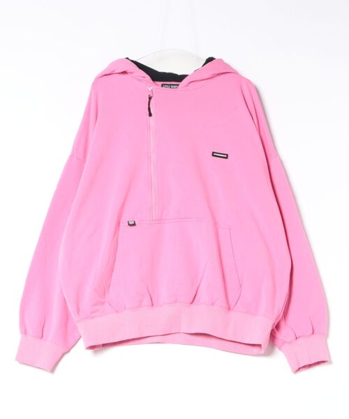 Little sunny bite(リトルサニーバイト)の「【Little Sunny Bite】pockets hoodie(パーカー・レディース・ピンク・SMALL)」の1枚目の写真