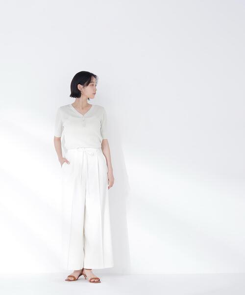 ◇ナローリボンタックワイドパンツ（その他パンツ）｜NATURAL BEAUTY