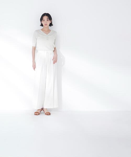 ◇ナローリボンタックワイドパンツ（その他パンツ）｜NATURAL BEAUTY
