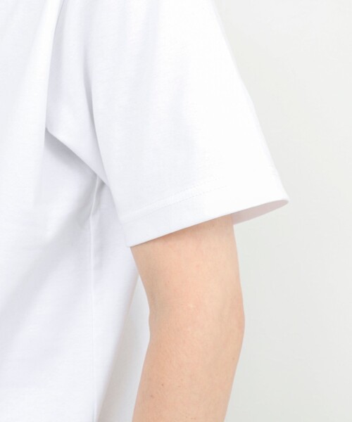 NOLLEY’S（ノーリーズ）の「《ビジカジ対応》ジャケットに合う シルケットVネック ドレスTシャツ（Tシャツ/カットソー・メンズ・ホワイト/ダークネイビー/チャコールグレー・XL/L/M/S/XXL）」の5枚目の写真