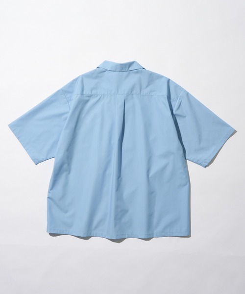MILITARY(ミリタリー)の「【MAISON CLUB】Compact Cropped Open Collar Shirt / コンパクトクロップドオープンカラーシャツ 半袖シャツ(シャツ/ブラウス・メンズ・サックスブルー/グレー/ブラック・L/M)」の20枚目の写真