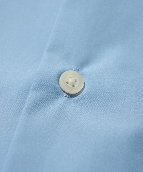 MILITARY(ミリタリー)の「【MAISON CLUB】Compact Cropped Open Collar Shirt / コンパクトクロップドオープンカラーシャツ(シャツ/ブラウス・メンズ・サックスブルー/グレー/ブラック・L/M)」の17枚目の写真
