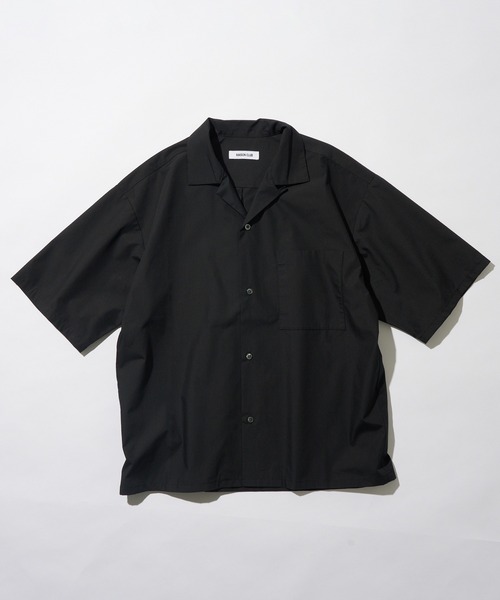 MILITARY(ミリタリー)の「【MAISON CLUB】Compact Cropped Open Collar Shirt / コンパクトクロップドオープンカラーシャツ(シャツ/ブラウス・メンズ・サックスブルー/グレー/ブラック・L/M)」の14枚目の写真