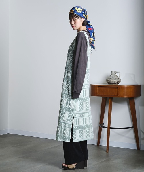 ROSE BUD（ローズバッド）の「(mici)CAMISOLE DRESS（ワンピース・レディース・オフホワイト/ライトグリーン・ONE SIZE）」の10枚目の写真