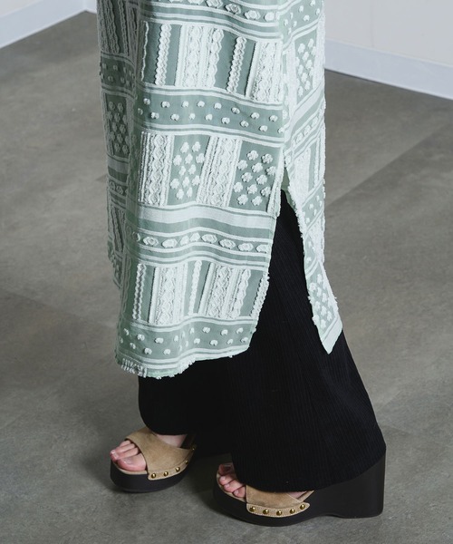 ROSE BUD（ローズバッド）の「(mici)CAMISOLE DRESS（ワンピース・レディース・オフホワイト/ライトグリーン・ONE SIZE）」の17枚目の写真