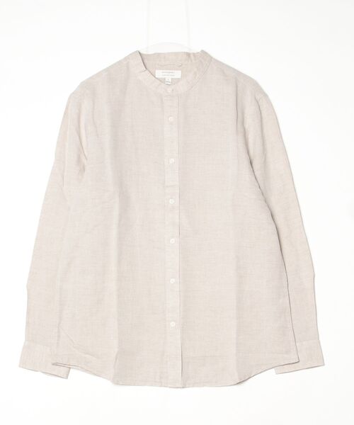 BANANA REPUBLIC FACTORY STORE(バナナリパブリック ファクトリーストア)の「BANANA REPUBLIC FACTORY STORE スリムフィット リネンブレンド バンドカラーシャツ(シャツ/ブラウス・メンズ・ホワイト/ベージュ・S/M/L/XL)」の7枚目の写真