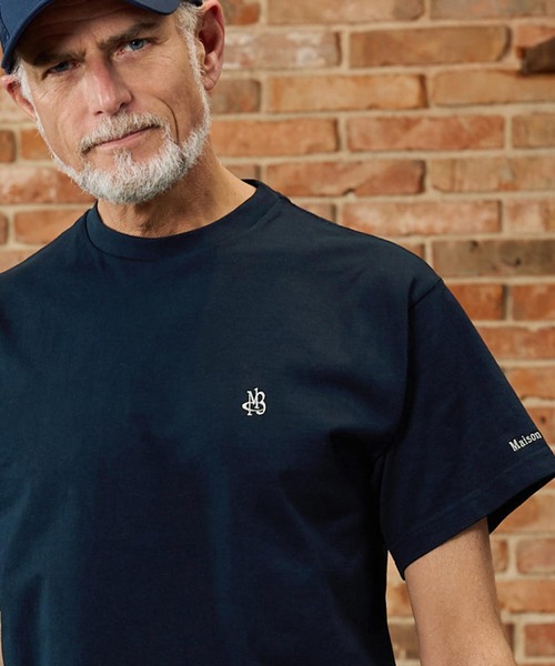 Maison code 13（メゾンコードサーティーン）の「mt10349-fine jersey cut sew Tシャツ(M26S-31)（Tシャツ/カットソー・メンズ・ネイビー/ホワイト/ブラック・S/M/L/XL）」の3枚目の写真